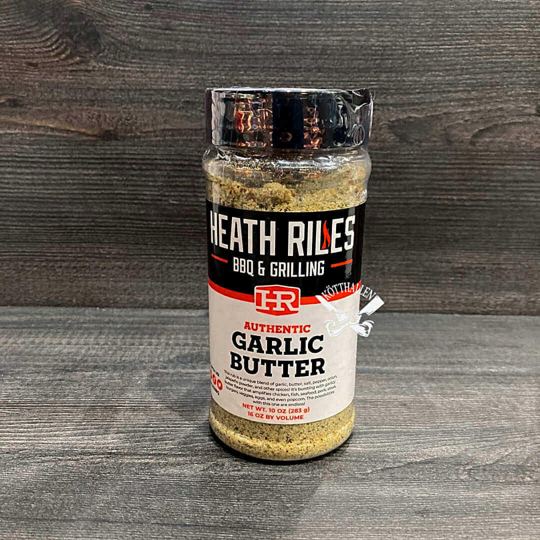 Heath Riles Garlic Butter Rub – Iowa BBQ Store